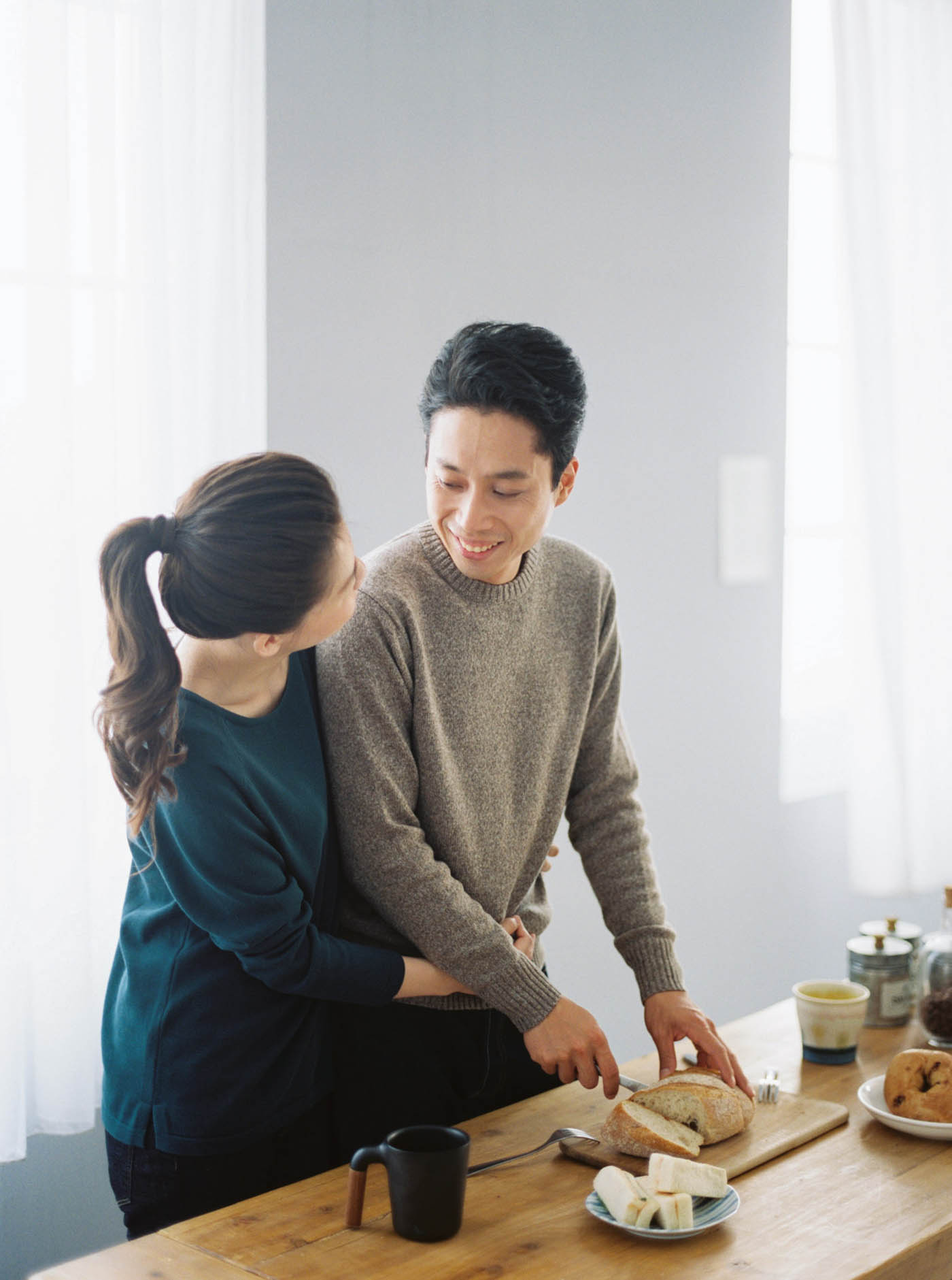 冬天婚紗風格：輕便服裝