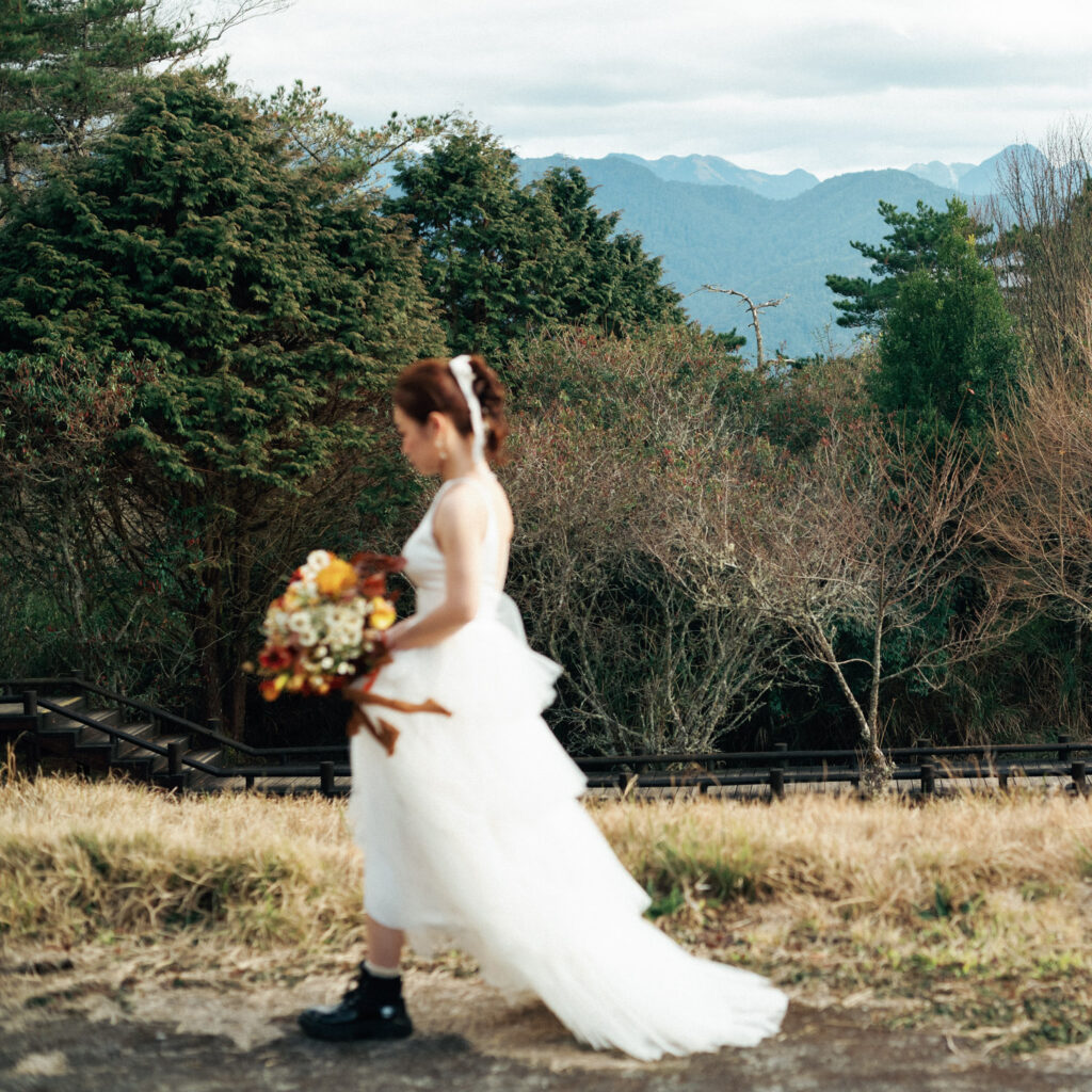 觀霧森林 婚紗 高山 秋冬感 旅遊婚紗