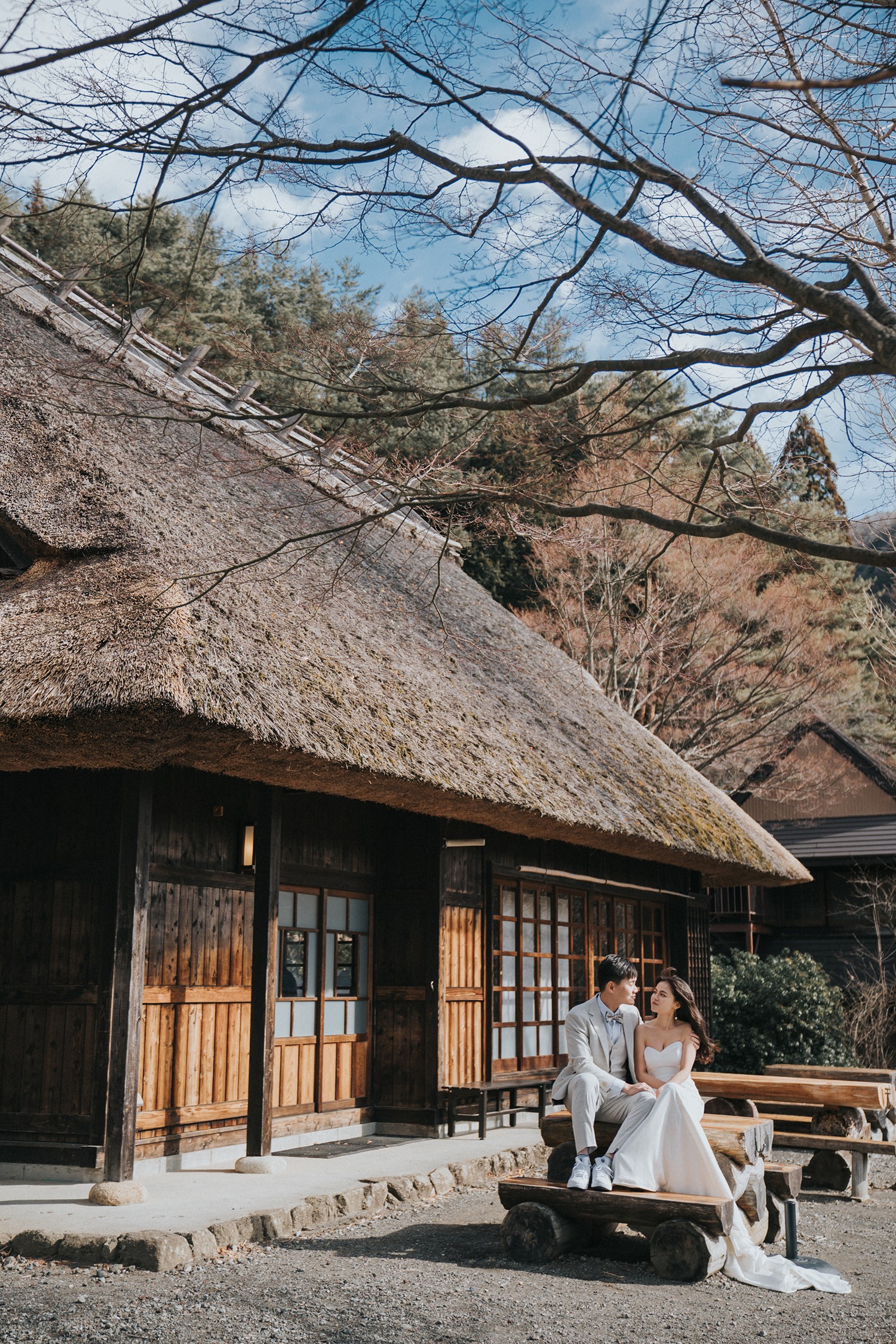 日本 河口湖 婚紗