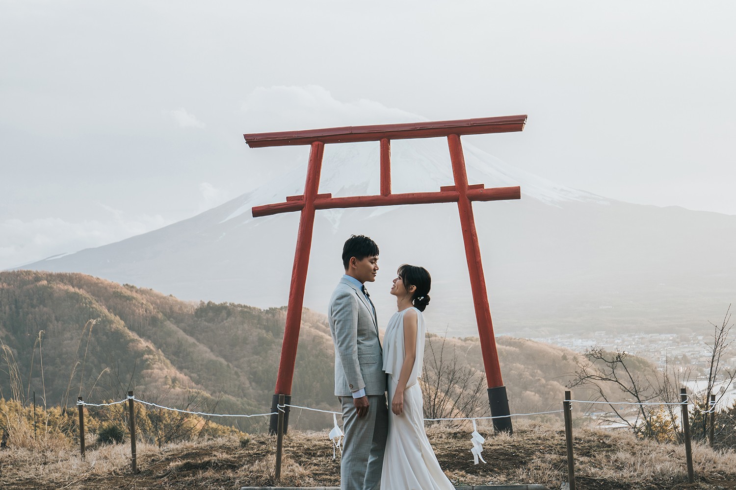 日本 河口湖 婚紗