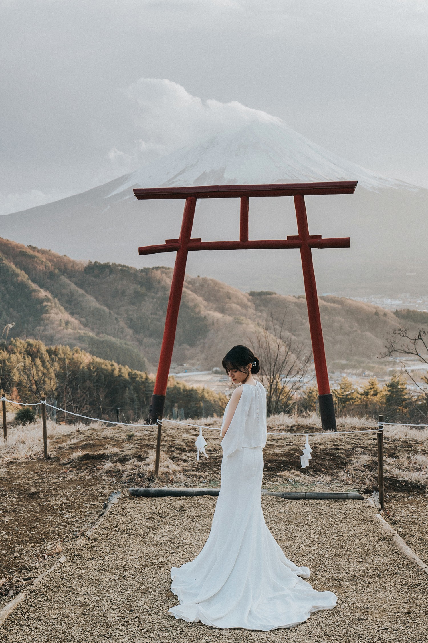 日本 河口湖 婚紗