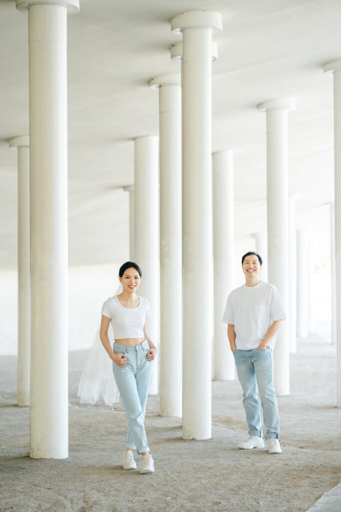 單寧風情侶裝婚紗 便服婚紗