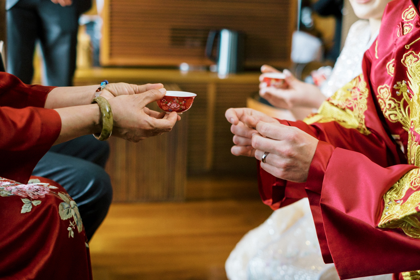 融合東西文化婚禮 敬茶儀式