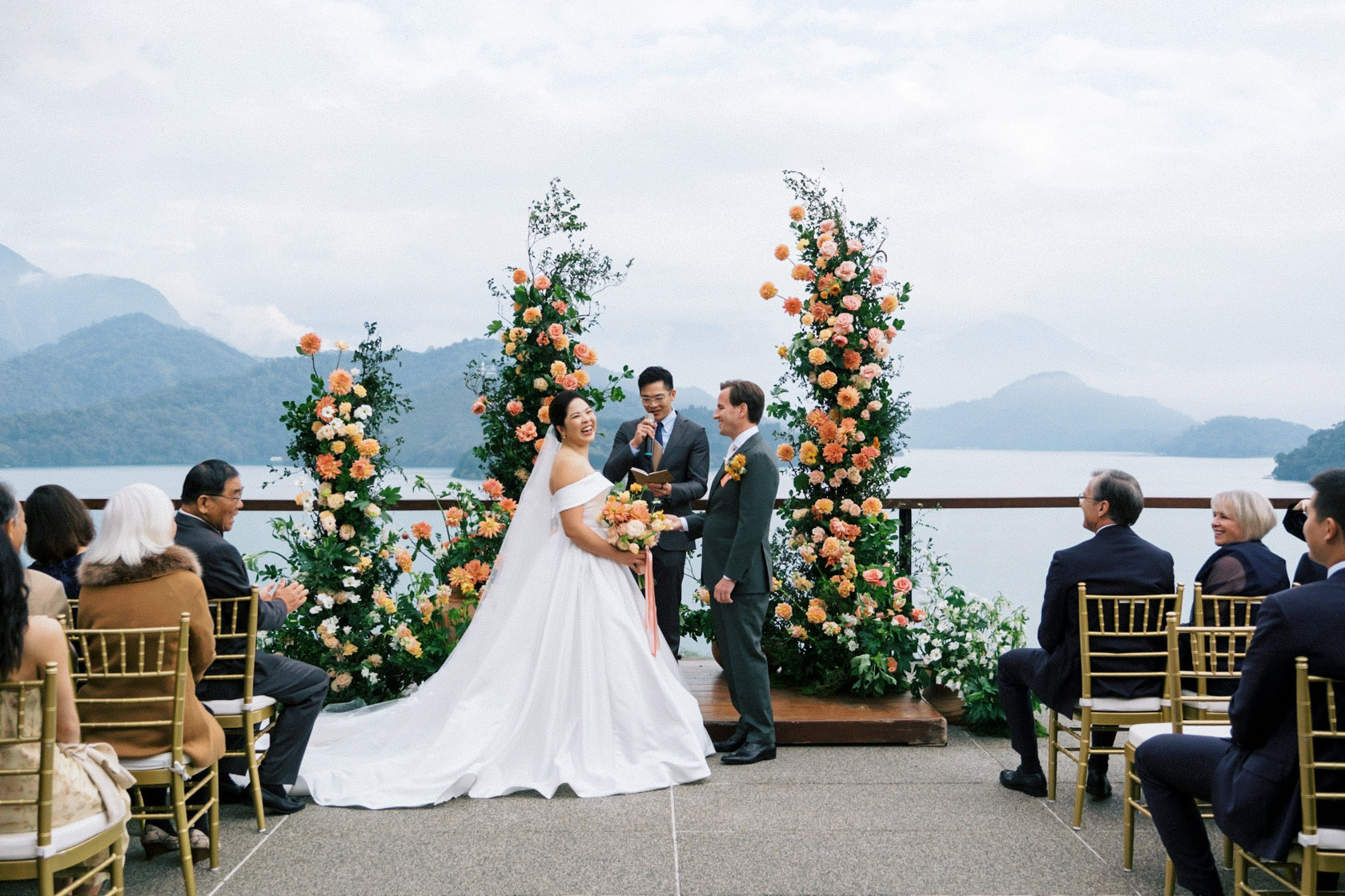 日月潭婚禮攝影 涵碧樓 融合東西文化婚禮